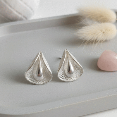 Silver Verse Earrings