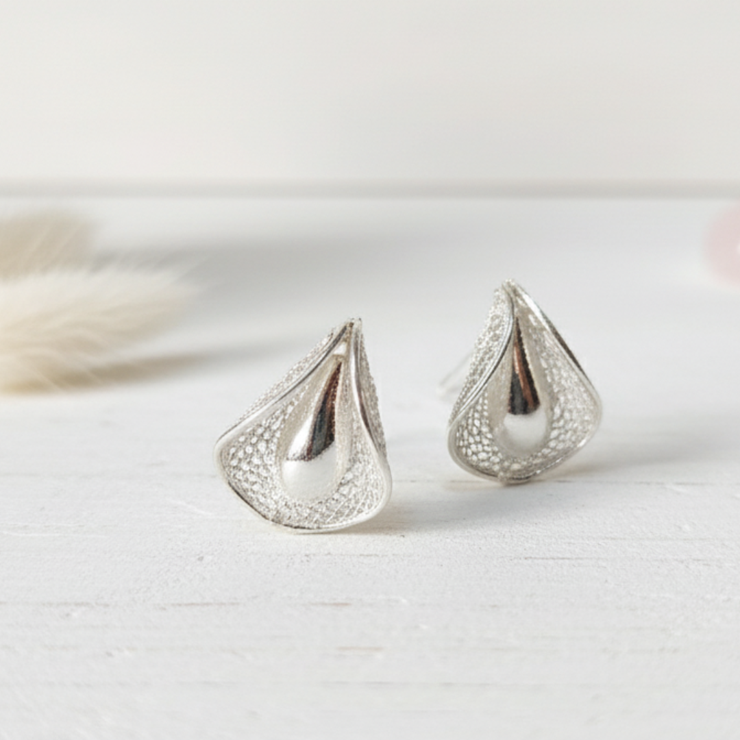 Silver Verse Earrings